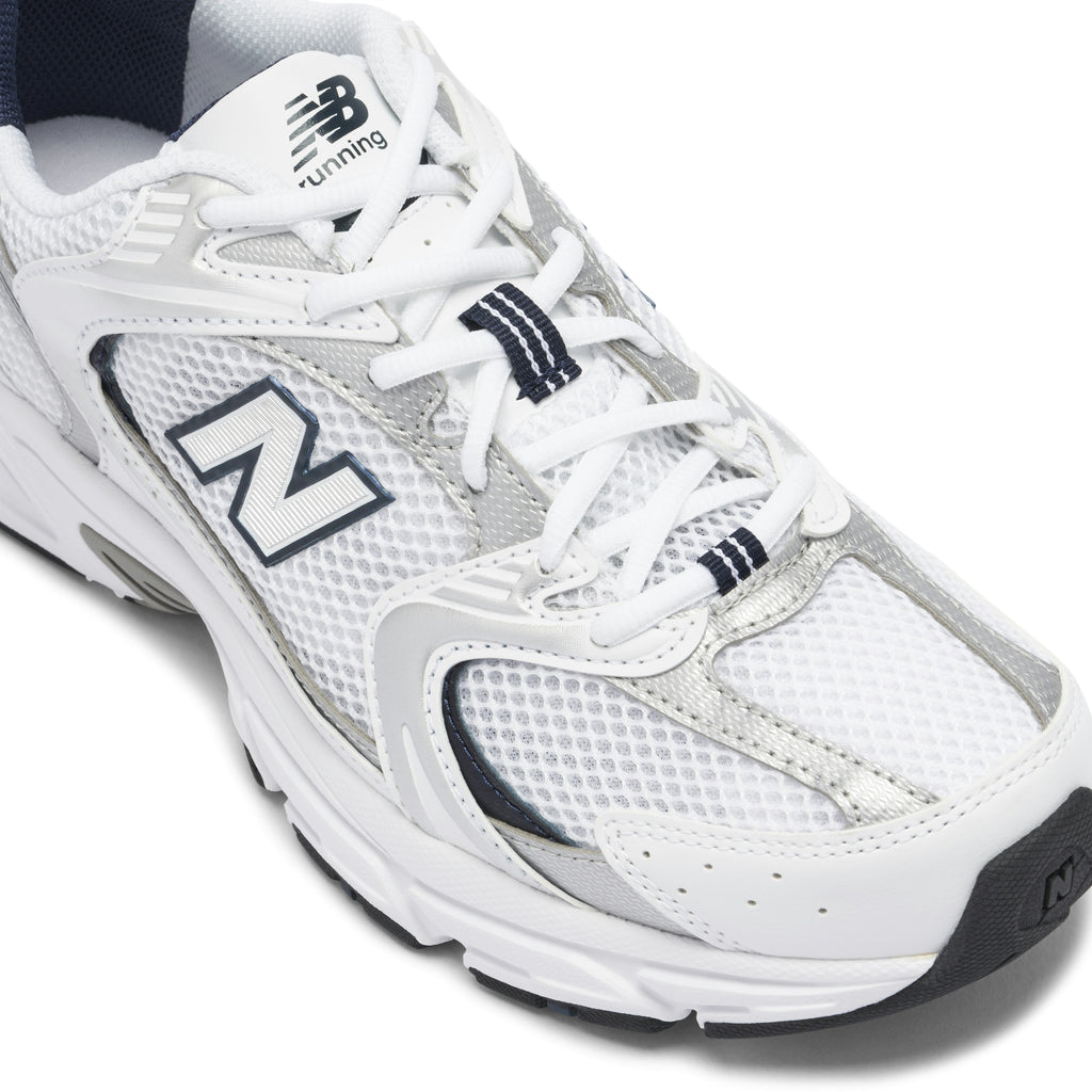 New Balance 530 White Silver Navy