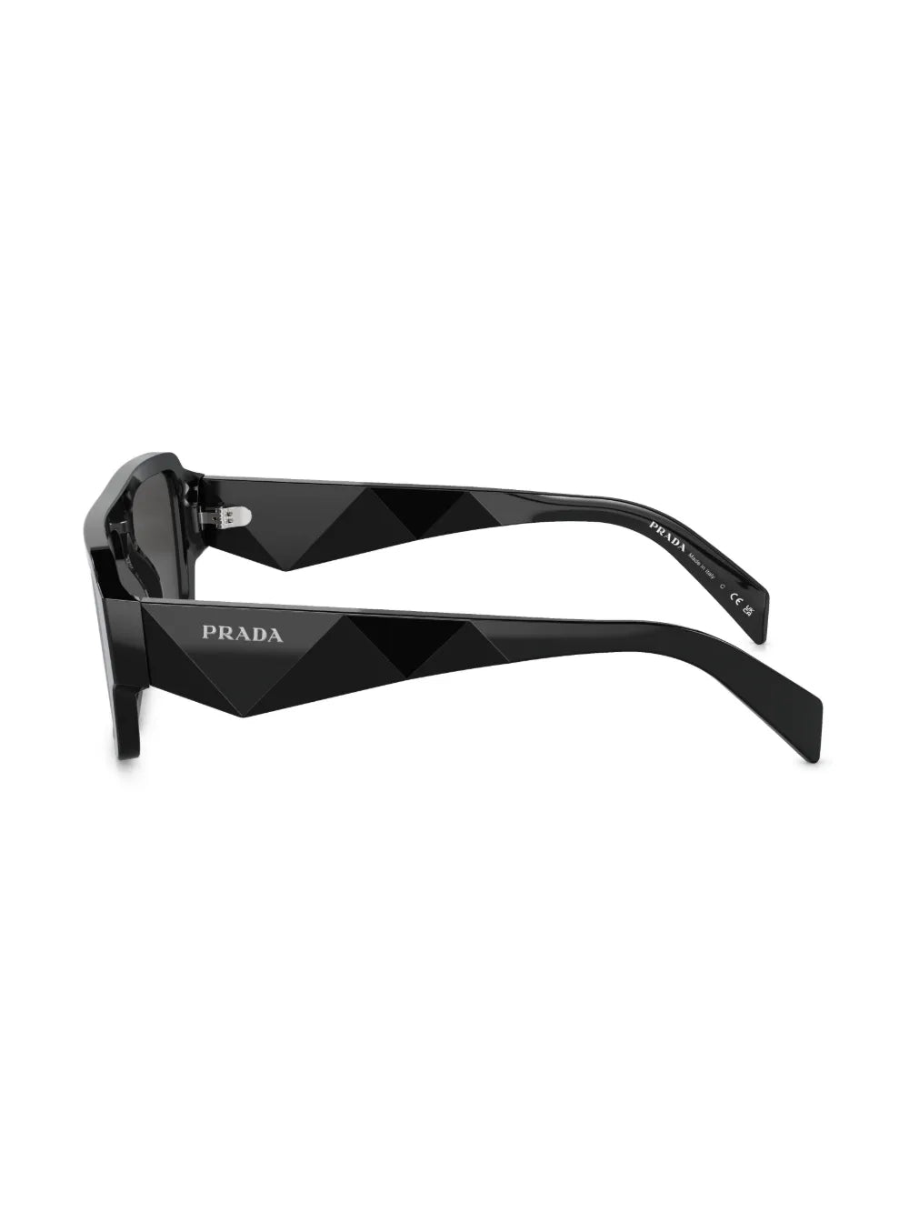 Prada Eyewear logo-engraved square-frame sunglasses