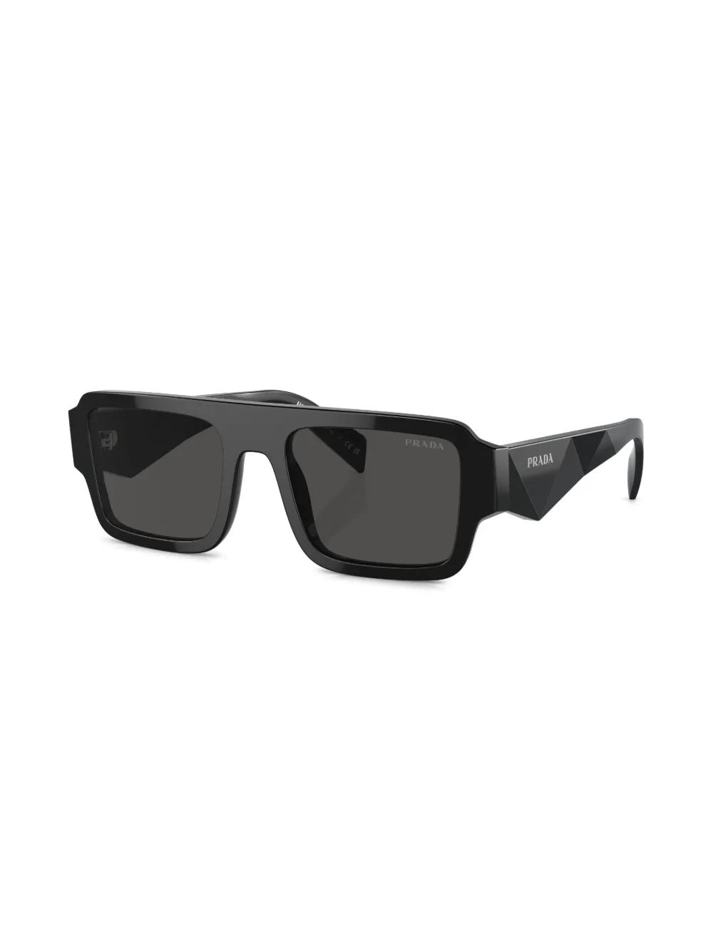 Prada Eyewear logo-engraved square-frame sunglasses
