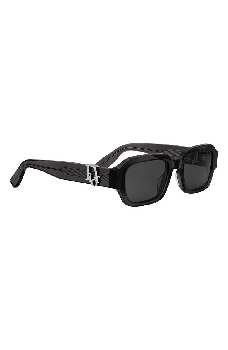 'Dior Oblique S2I 52mm Rectangular Sunglasses