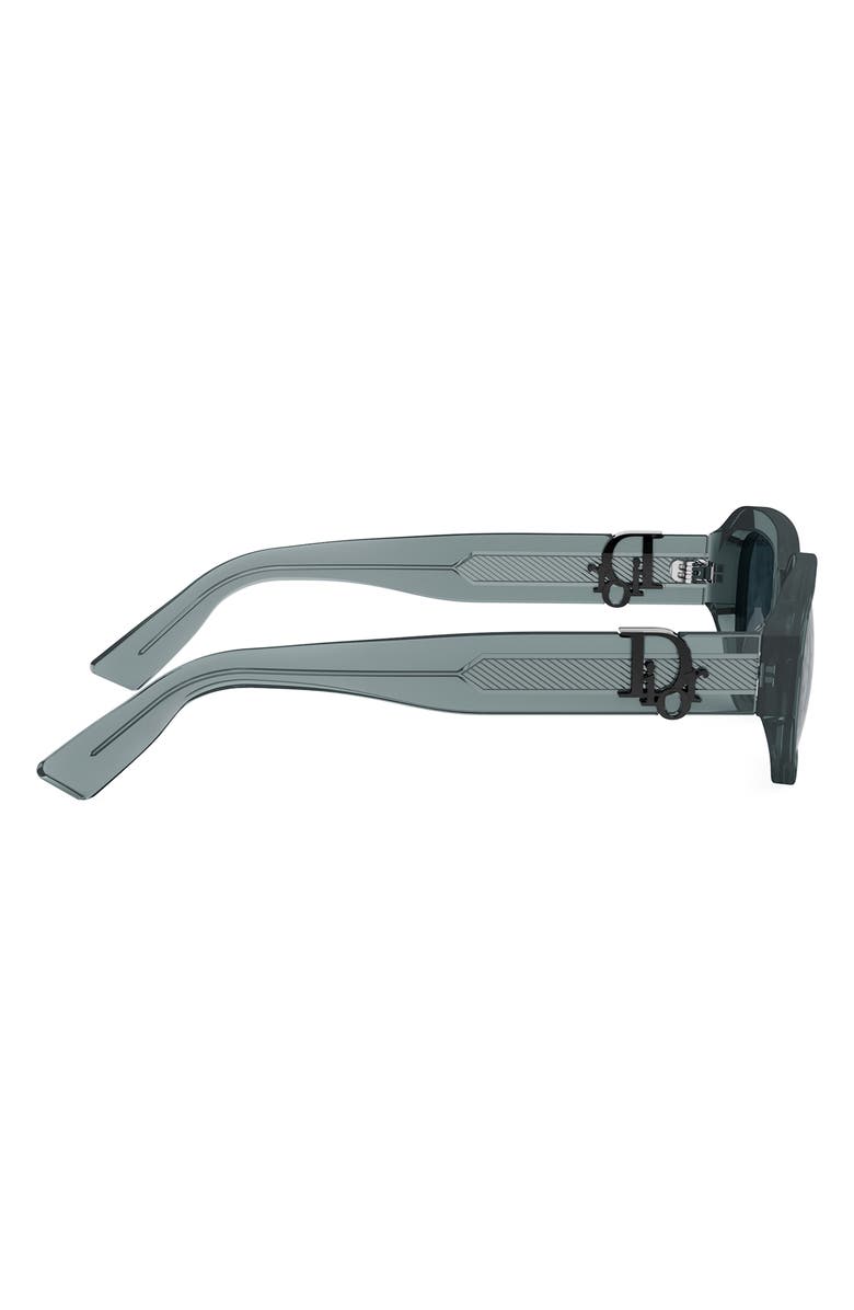 'Dior Oblique S2I 52mm Rectangular Sunglasses