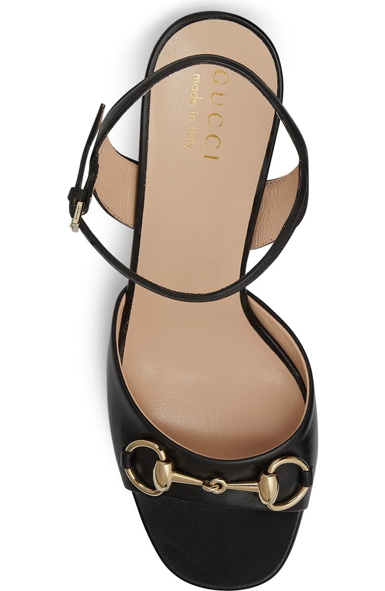 Horsebit Block Heel Sandal (Women)