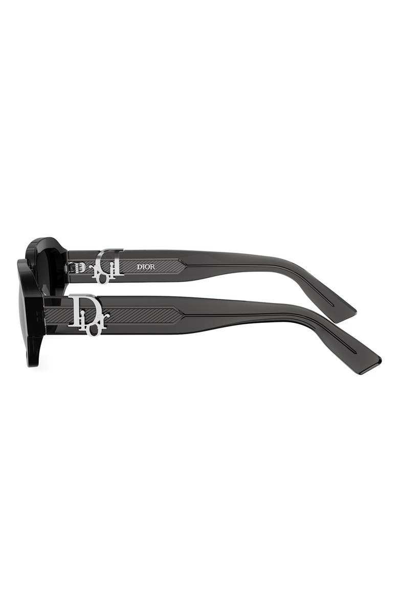 'Dior Oblique S2I 52mm Rectangular Sunglasses