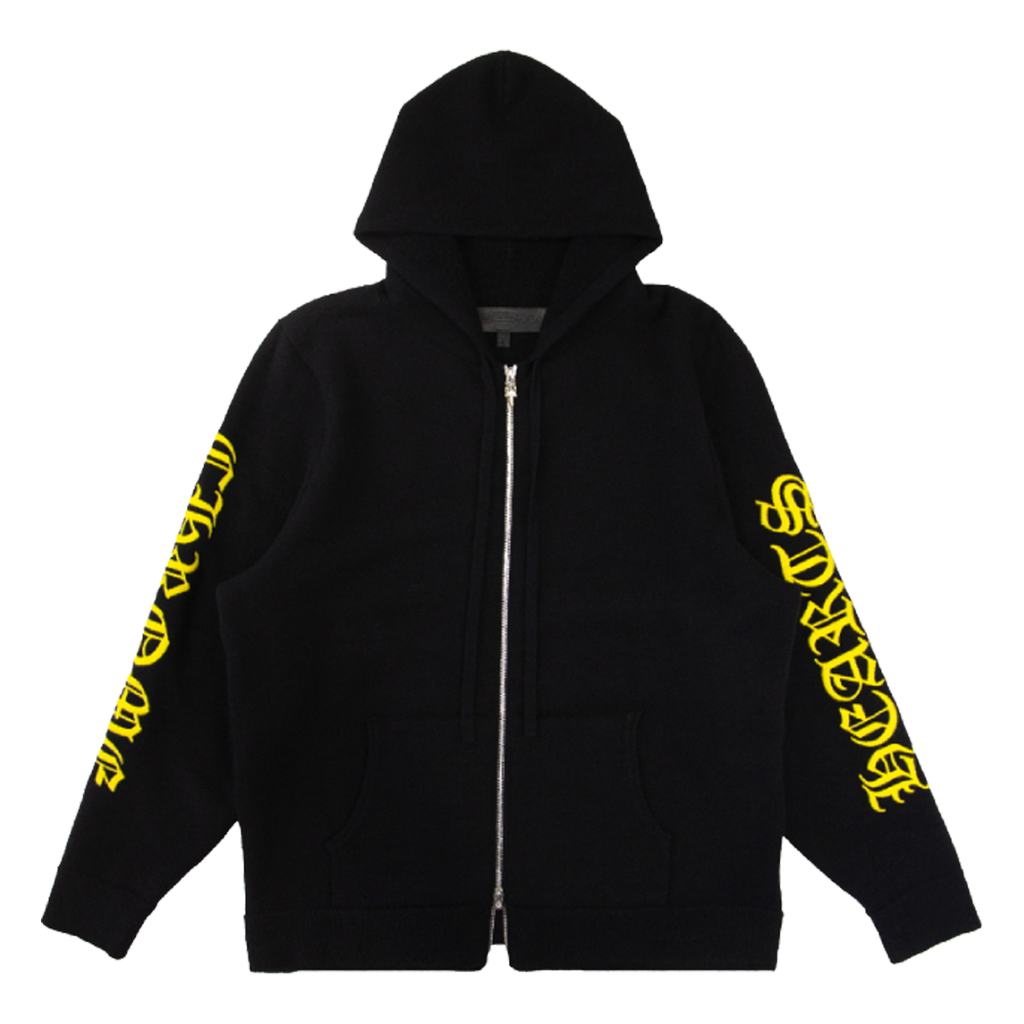 Chrome Hearts Yellow Logo Cashmere Hoodie