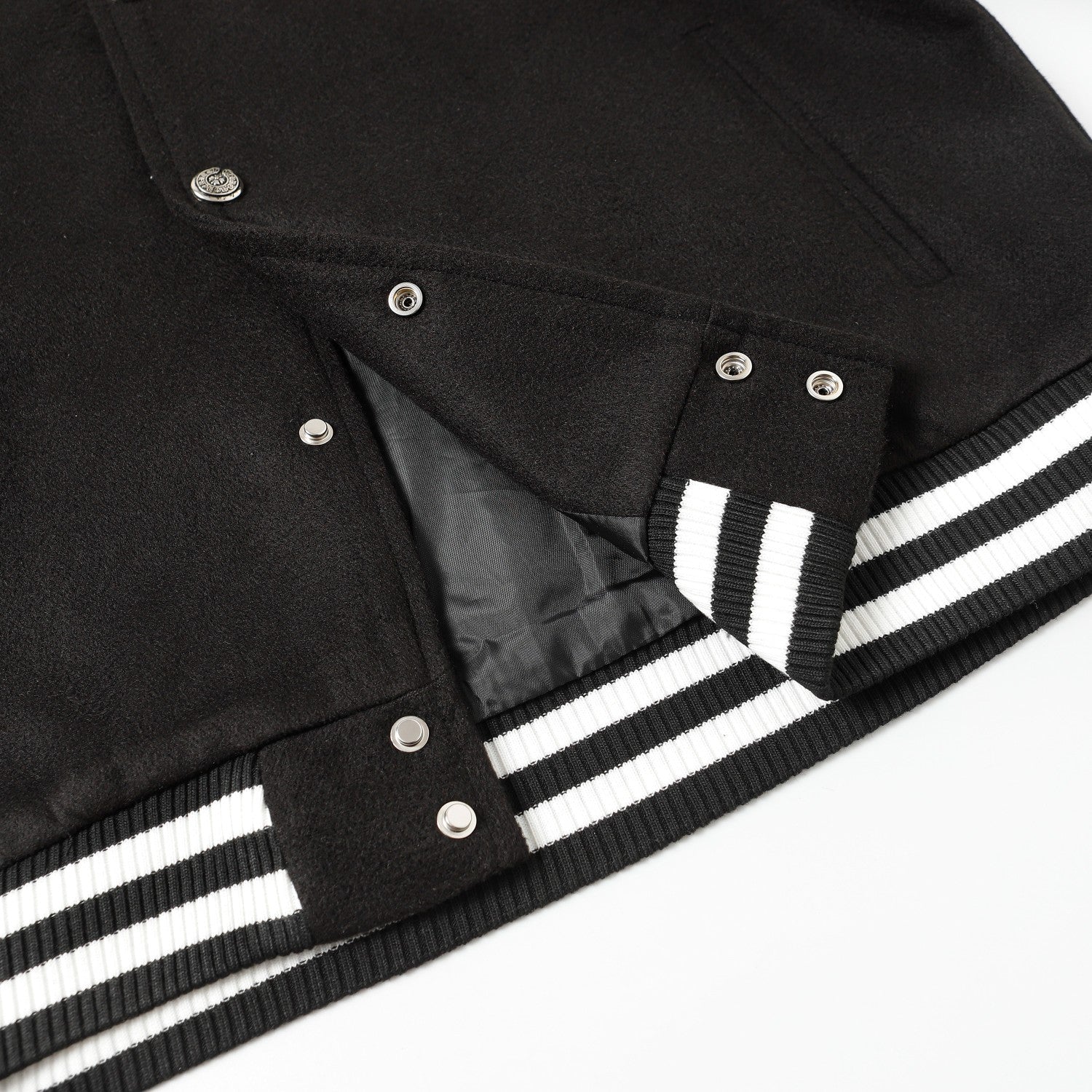 Chrome heart varsity jacket
