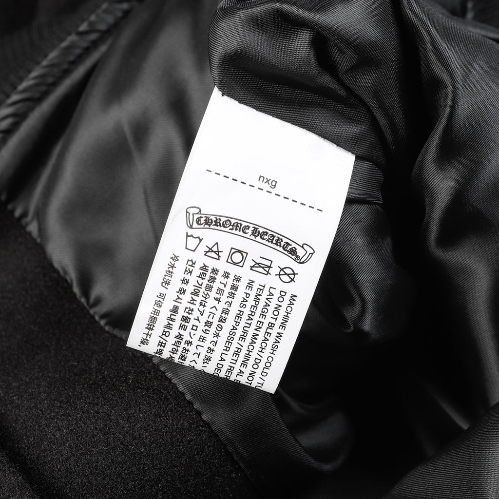 Chrome heart varsity jacket