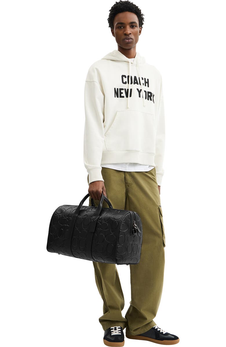 Gotham 45-Inch Maxi Signature Embossed Leather Duffle Bag