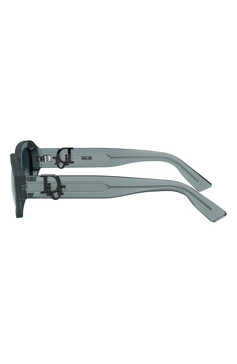'Dior Oblique S2I 52mm Rectangular Sunglasses
