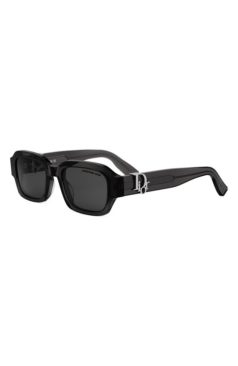 Dior Oblique S2I 52mm Rectangular Sunglasses