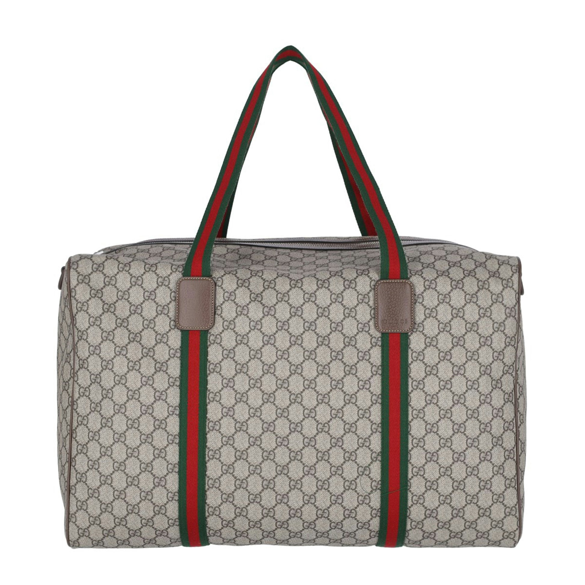 NEW ARRIVAL Gucci Maxi Web' Travel Bag