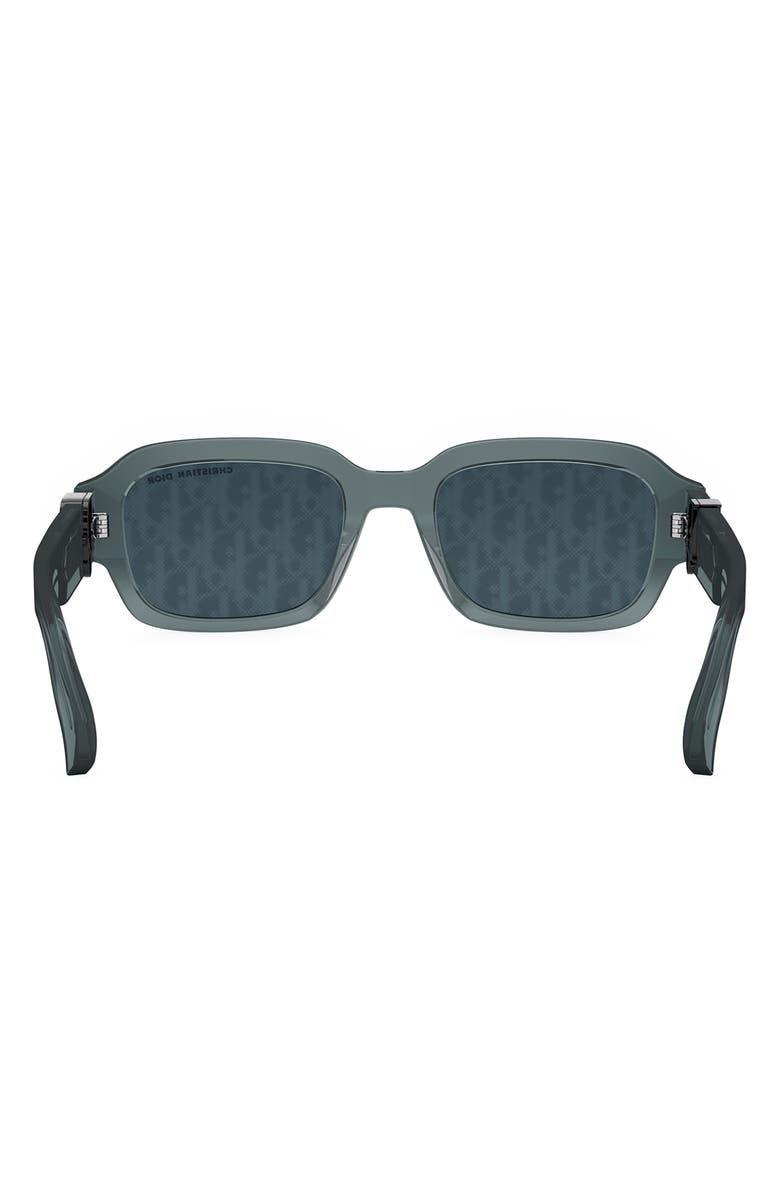 'Dior Oblique S2I 52mm Rectangular Sunglasses