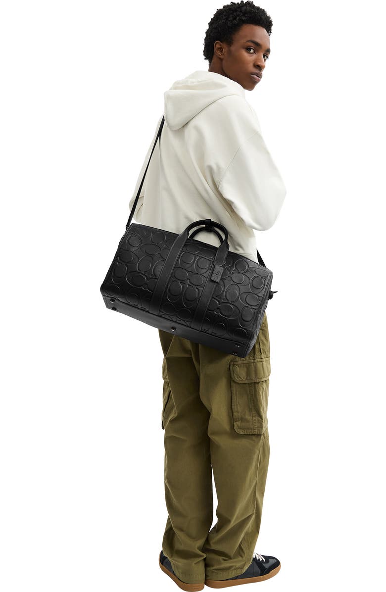 Gotham 45-Inch Maxi Signature Embossed Leather Duffle Bag