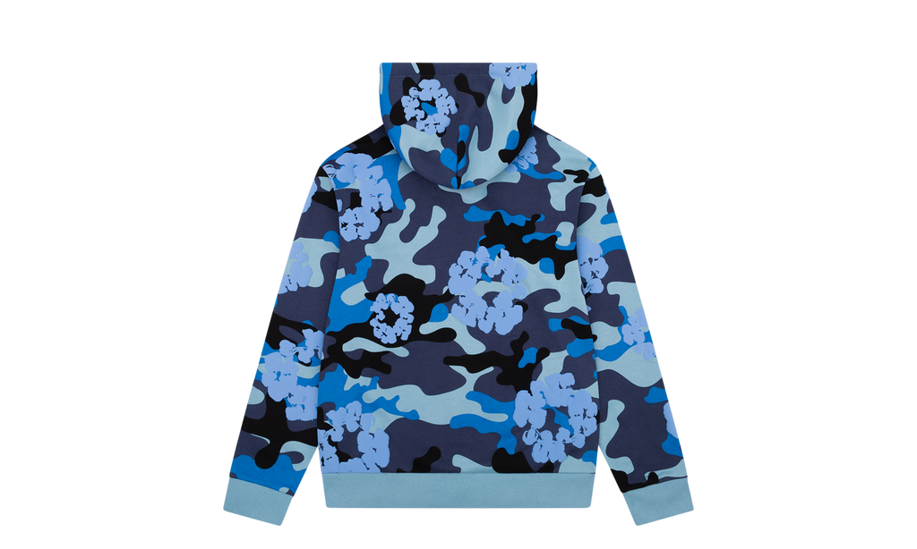 Cotton Wreath Zip Hoodie "Camo"