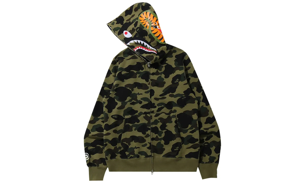 1st Camo Shark Full Zip Hoodie